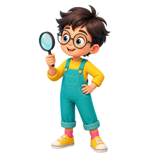 Quizo science whiz mascot